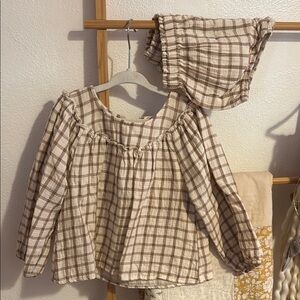 Quincy Mae top & bloomer set